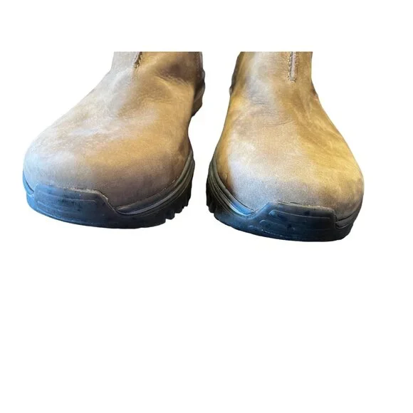 Earth Elements Men’s Size 9.5 Shoes Taupe Slip-Ons Suede  Padded Insoles Vents - Picture 6 of 9